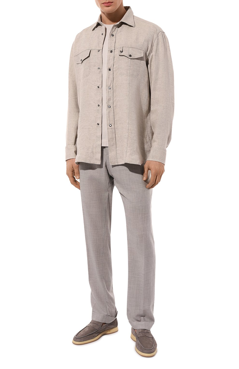 Льняная рубашка STEFANO RICCI, арт. MC007067/TX0001, фото 2