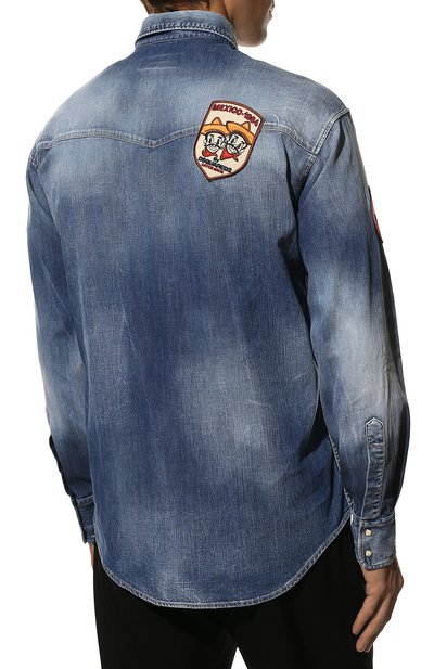 Джинсовая рубашка DSQUARED2, арт. S74DM0644/S30341, фото 4