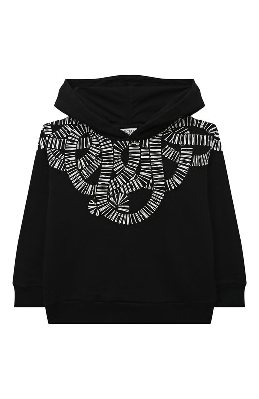 

Хлопковое худи Marcelo Burlon Kids of Milan, Чёрный