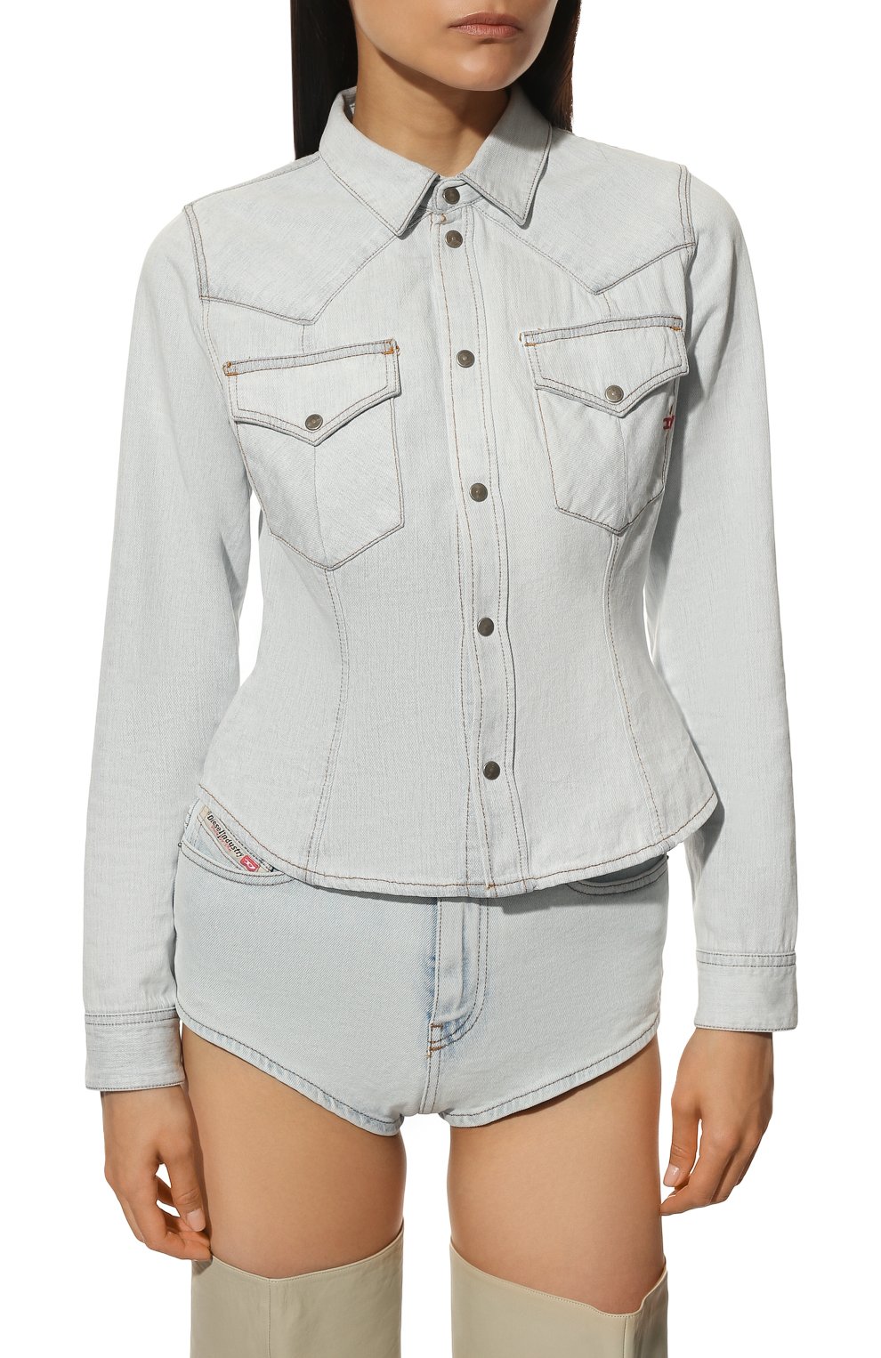 Джинсовая рубашка DIESEL, арт. A03865/0ICVN, фото 3