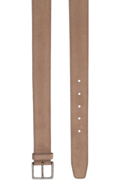 Замшевый ремень BOSS бежевого цвета по цене 11950 руб., арт. 50537177, фото 3 Замшевый ремень BOSS, арт. 50537177, фото 3