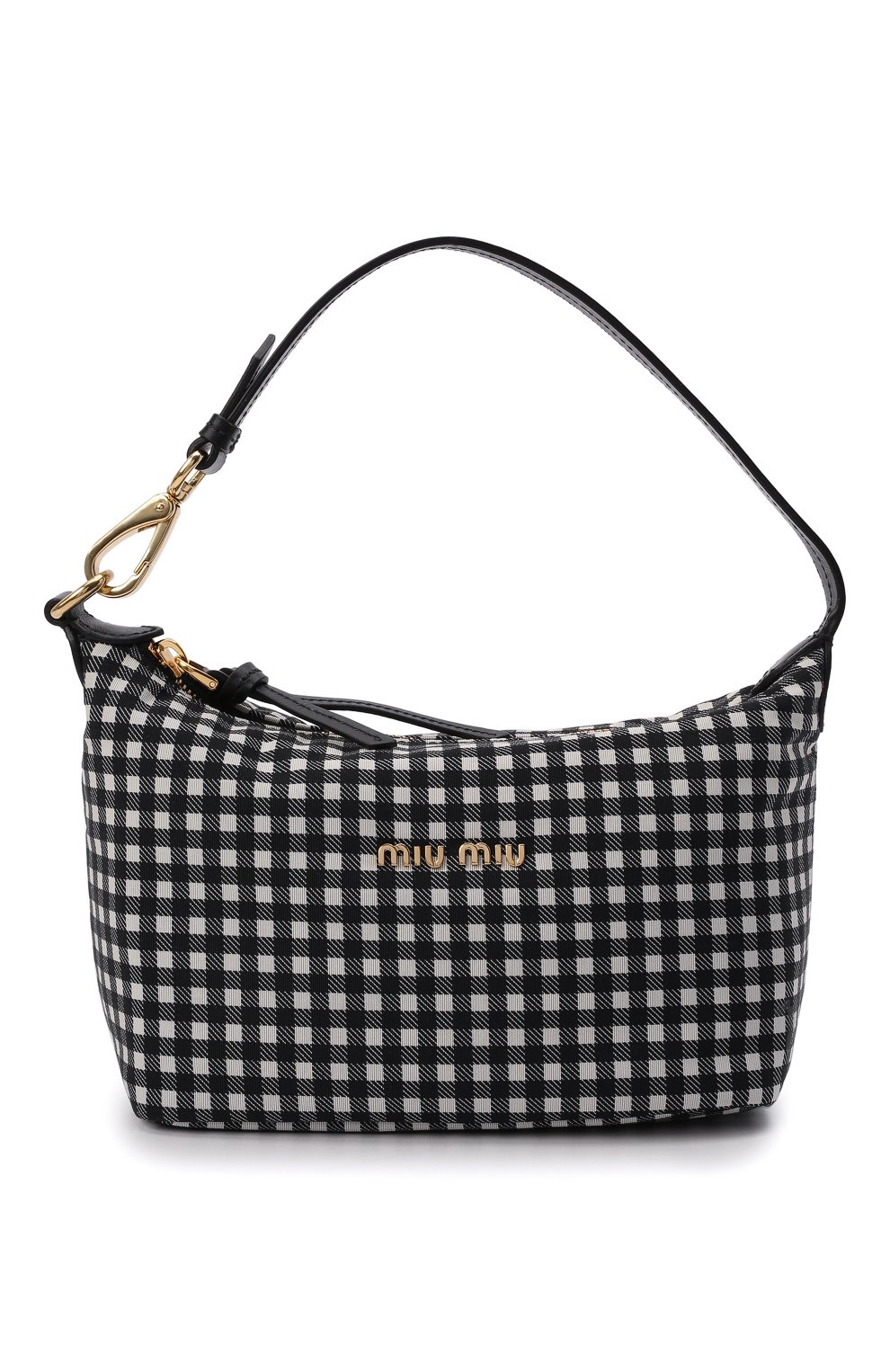 Сумка MIU MIU черно-белого цвета по цене 70000 руб., арт. 5NE841-2B4L-F0967, фото 1 Сумка MIU MIU, арт. 5NE841-2B4L-F0967, фото 1