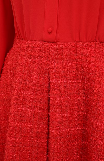 Платье MSGM красного цвета по цене 49950 руб., арт. 2942MDA255Y 207810, фото 5 Платье MSGM, арт. 2942MDA255Y 207810, фото 5