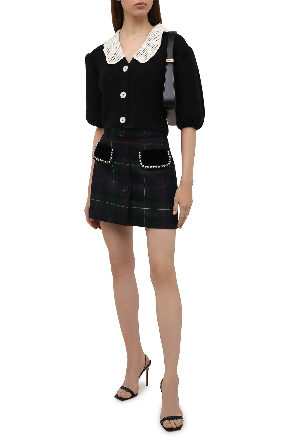 Шерстяная юбка MIU MIU, арт. MG1696-1Z3N-F0008, фото 2