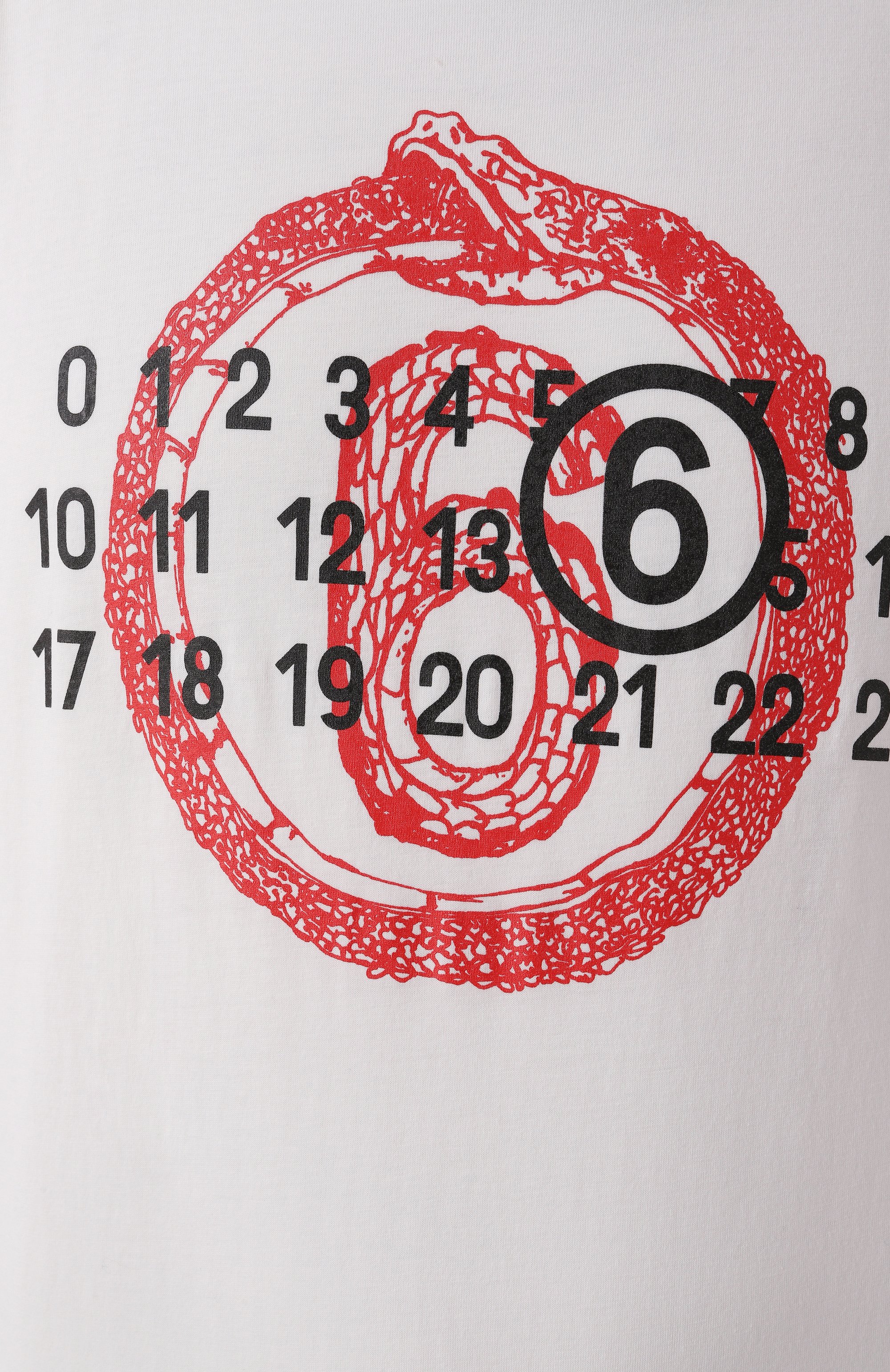 Хлопковый лонгслив MM6, арт. SH2GC0021/S24312, фото 6