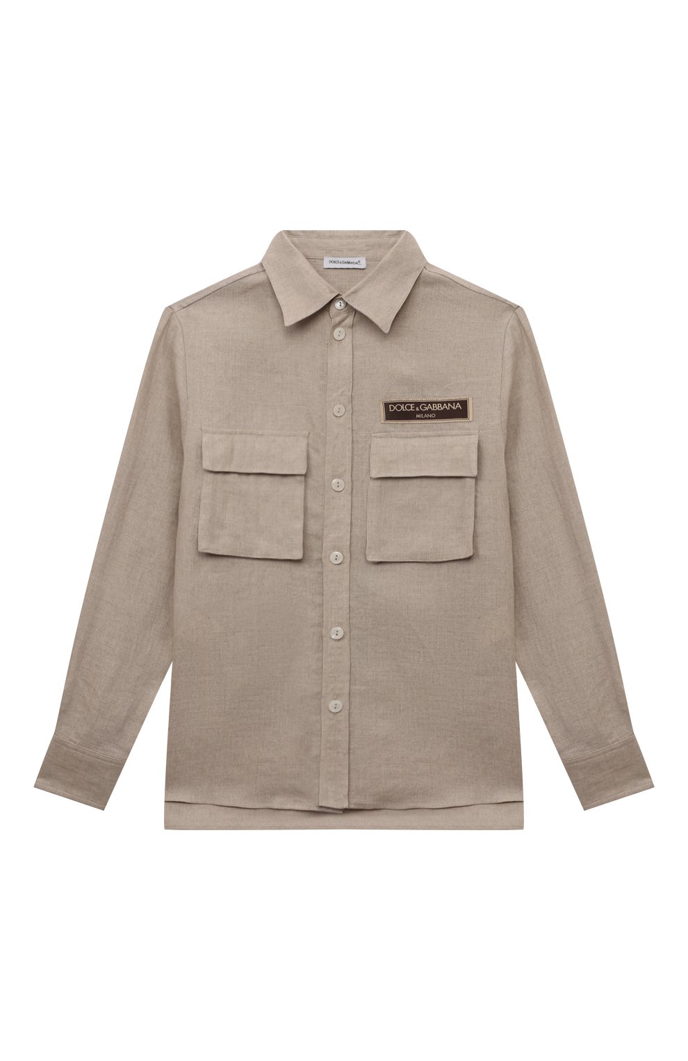 Льняная рубашка DOLCE & GABBANA, арт. L44S01/G7NWR, фото 1