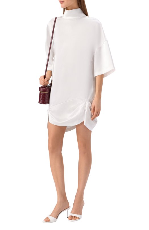 Атласное платье Iro WP33TIKKA Белый  WP33TIKKA Фото 2