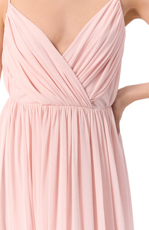 Платье из вискозы и шелка Giambattista Valli 25SSPVCL5179-21JER Розовый  25SSPVCL5179-21JER Фото 5