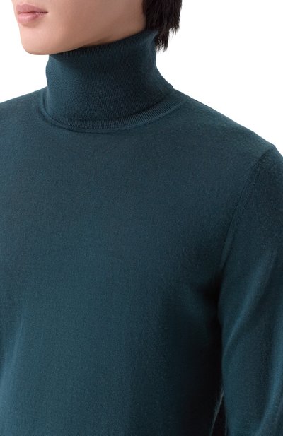 Водолазка из кашемира и шелка MVST темно-зеленого цвета по цене 79150 руб., арт. BM18-302PLG0, фото 5 Водолазка из кашемира и шелка MVST, арт. BM18-302PLG0, фото 5