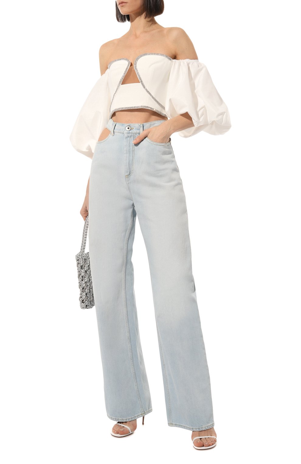 Топ SELF-PORTRAIT, арт. RS23-010T-W, фото 2