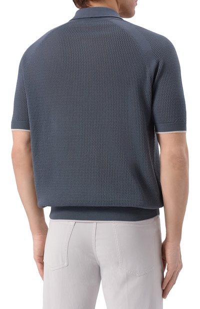 Хлопковое поло KITON, арт. UMK064903, фото 4