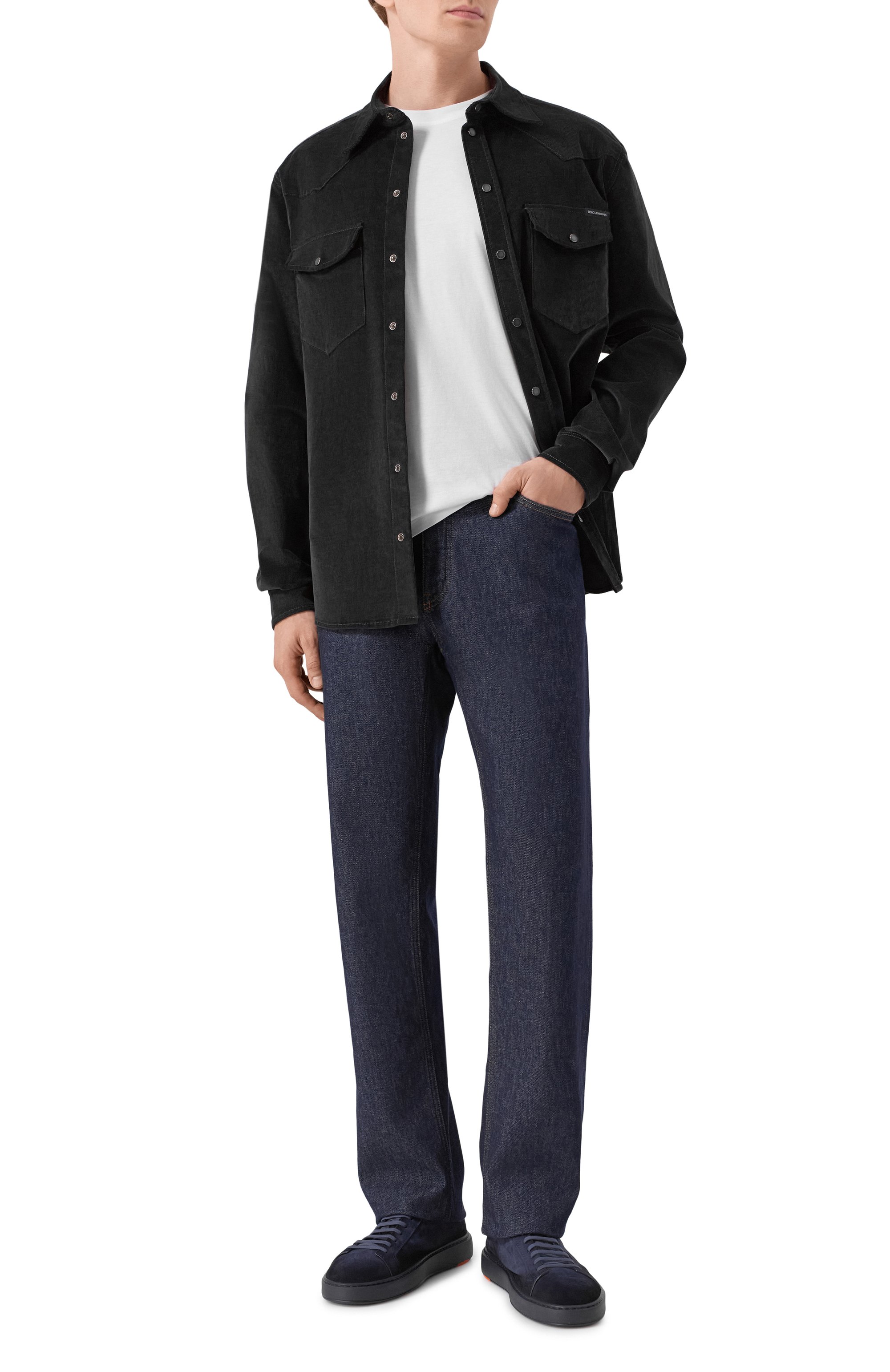 Вельветовая рубашка DOLCE & GABBANA, арт. G5MA1T/GJ589, фото 2