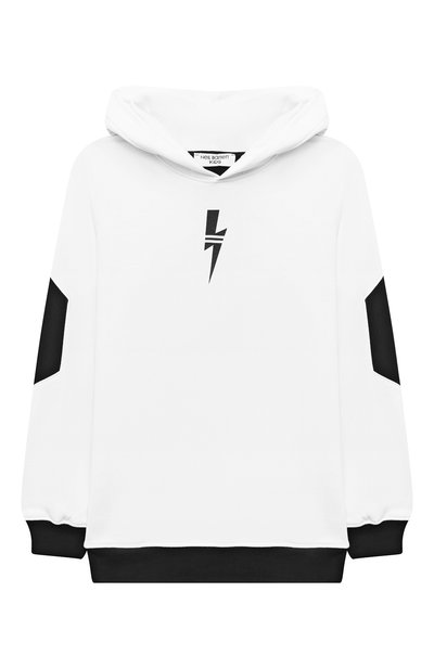 Хлопковое худи NEIL BARRETT KIDS, арт. 028951, фото 1