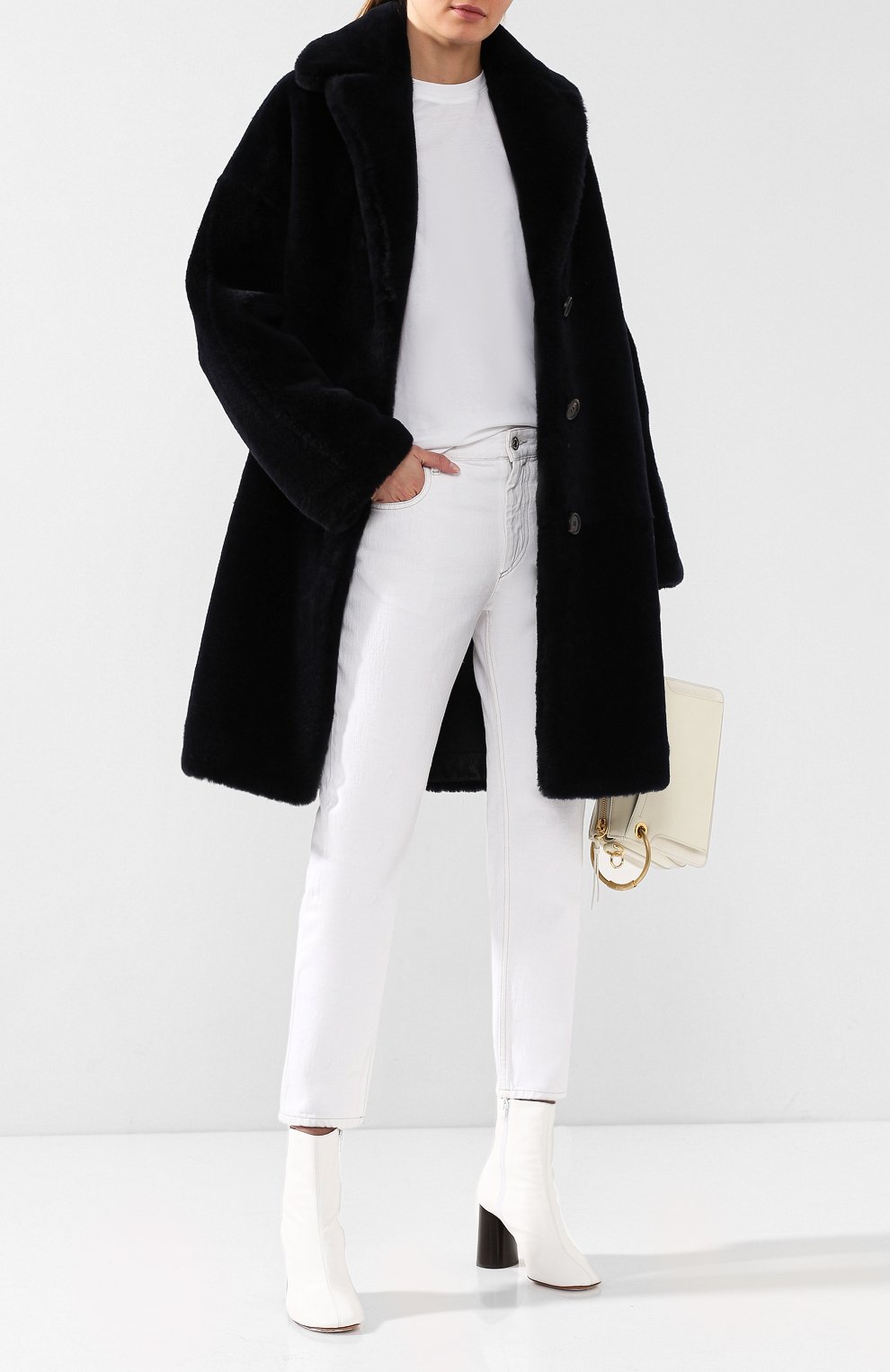 Пальто из овчины MANSUR GAVRIEL, арт. W0CL009SG, фото 2