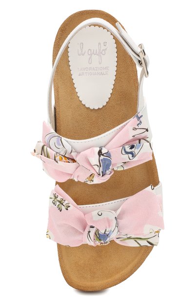 Кожаные босоножки IL GUFO розового цвета по цене 21600 руб., арт. G575/VITELL0 NAPPAC0/35-42, фото 4 Кожаные босоножки IL GUFO, арт. G575/VITELL0 NAPPAC0/35-42, фото 4