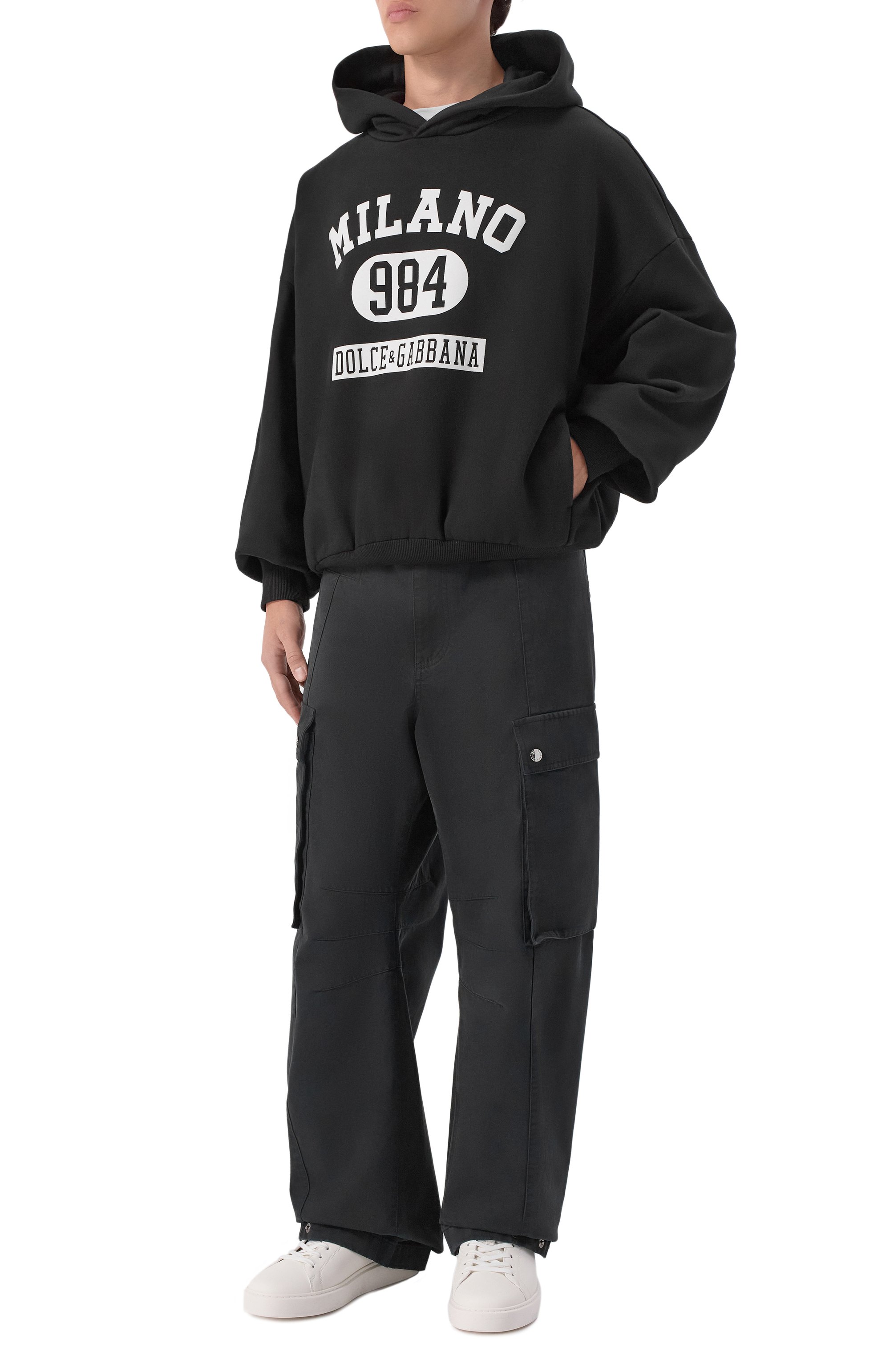 Хлопковое худи DOLCE & GABBANA, арт. G9BJGT/G7PLP, фото 2
