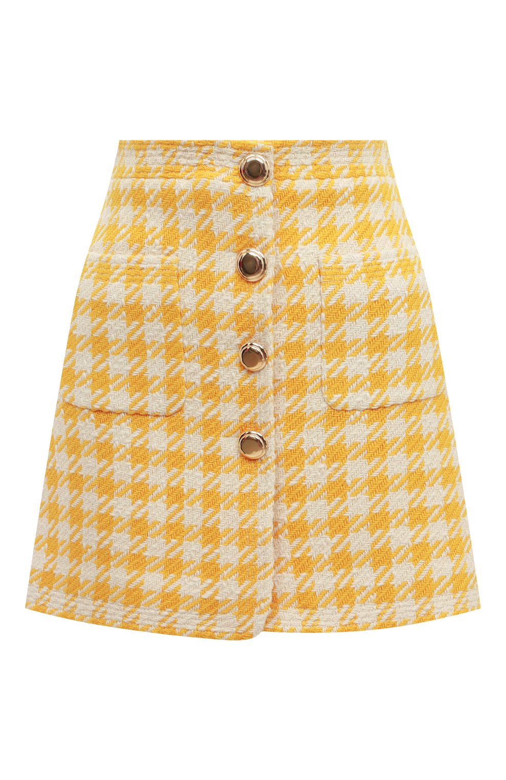 Юбка из шерсти и хлопка MIU MIU, арт. MG1739-GRV-F0010, фото 1