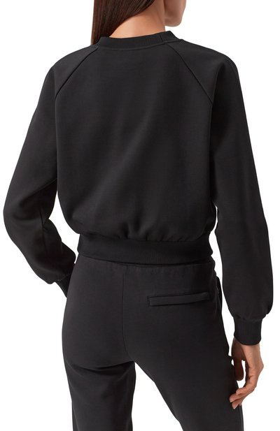 Хлопковый свитшот DOLCE & GABBANA черного цвета по цене 69950 руб., арт. F9R25T/HU7H9, фото 4 Хлопковый свитшот DOLCE & GABBANA, арт. F9R25T/HU7H9, фото 4