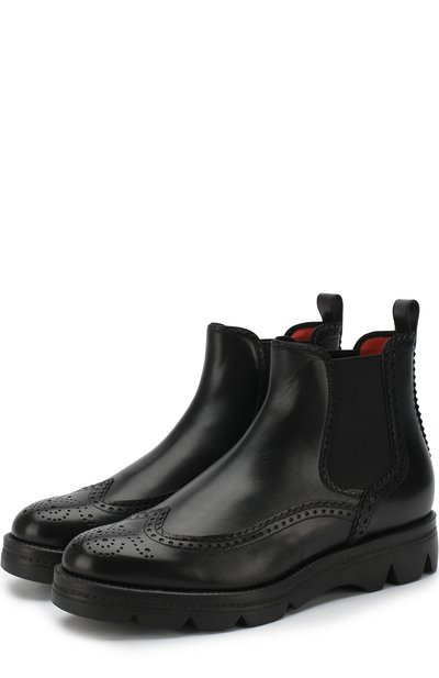 Кожаные челси SANTONI, арт. WTUD57557SM0CILKN01, фото 1