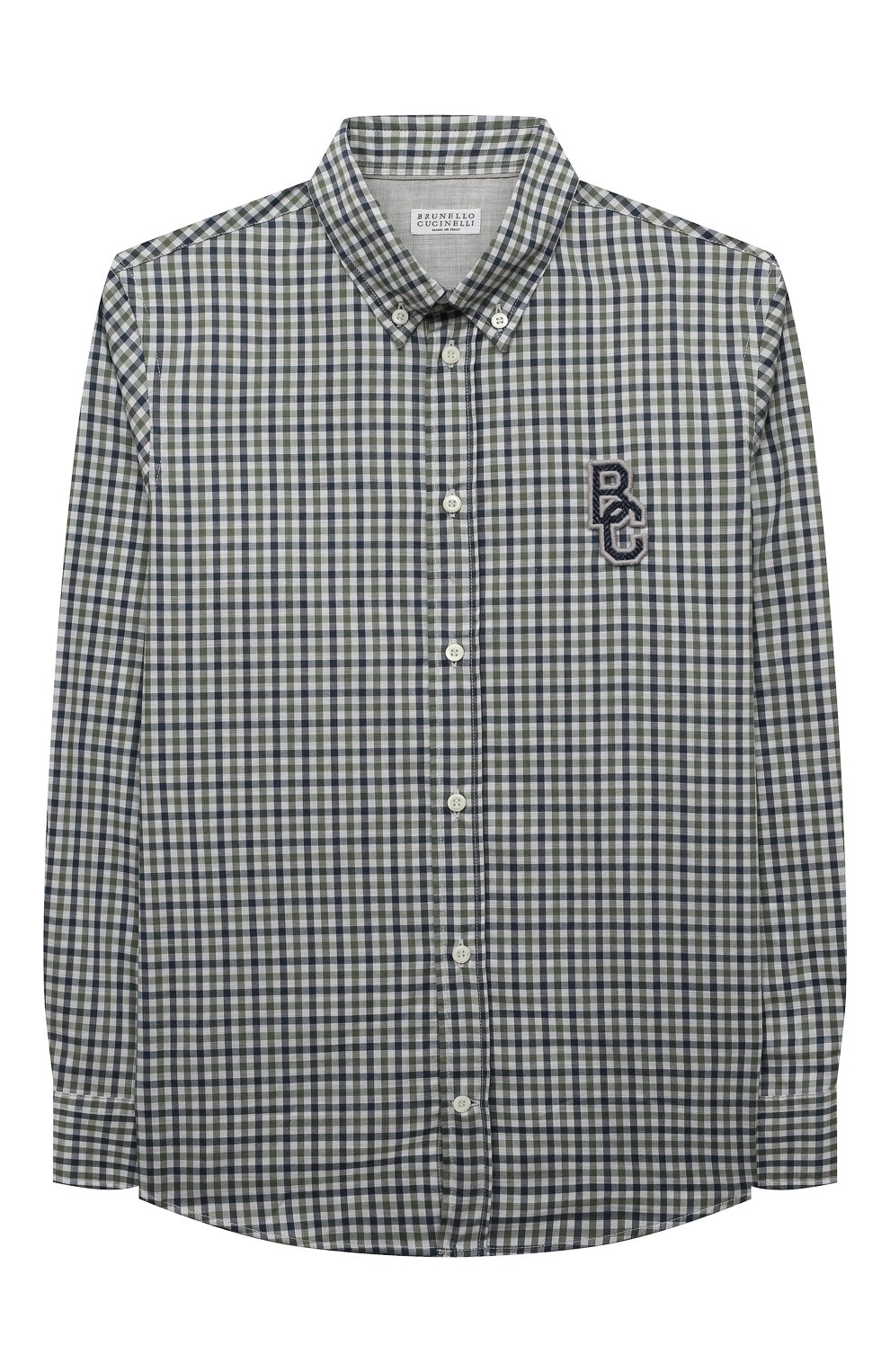 Хлопковая рубашка BRUNELLO CUCINELLI, арт. BR687C372C, фото 1