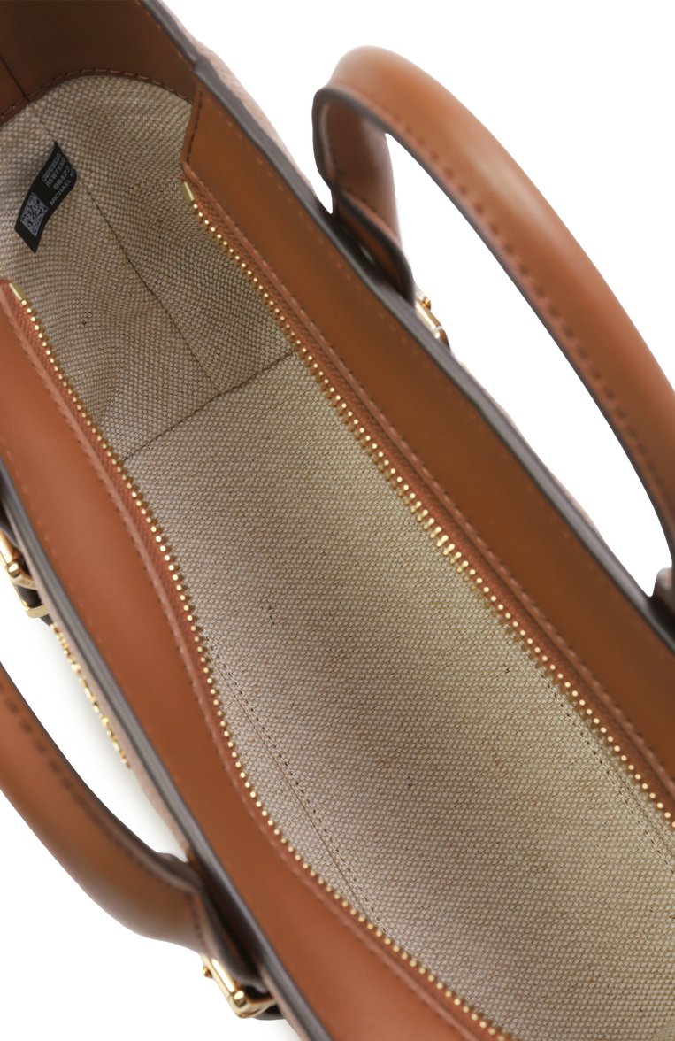 Женская сумка moore MICHAEL MICHAEL KORS коричневого цвета, арт. 30R5G90S1L | Фото 5 (Ремень/цепочка: На ремешке; Материал: Натуральная кожа; Размер: medium)