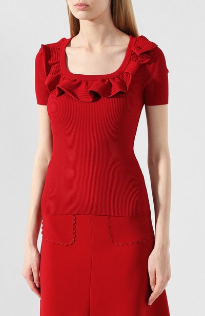 Топ из вискозы REDVALENTINO, арт. SR3KCB48/4G5, фото 3