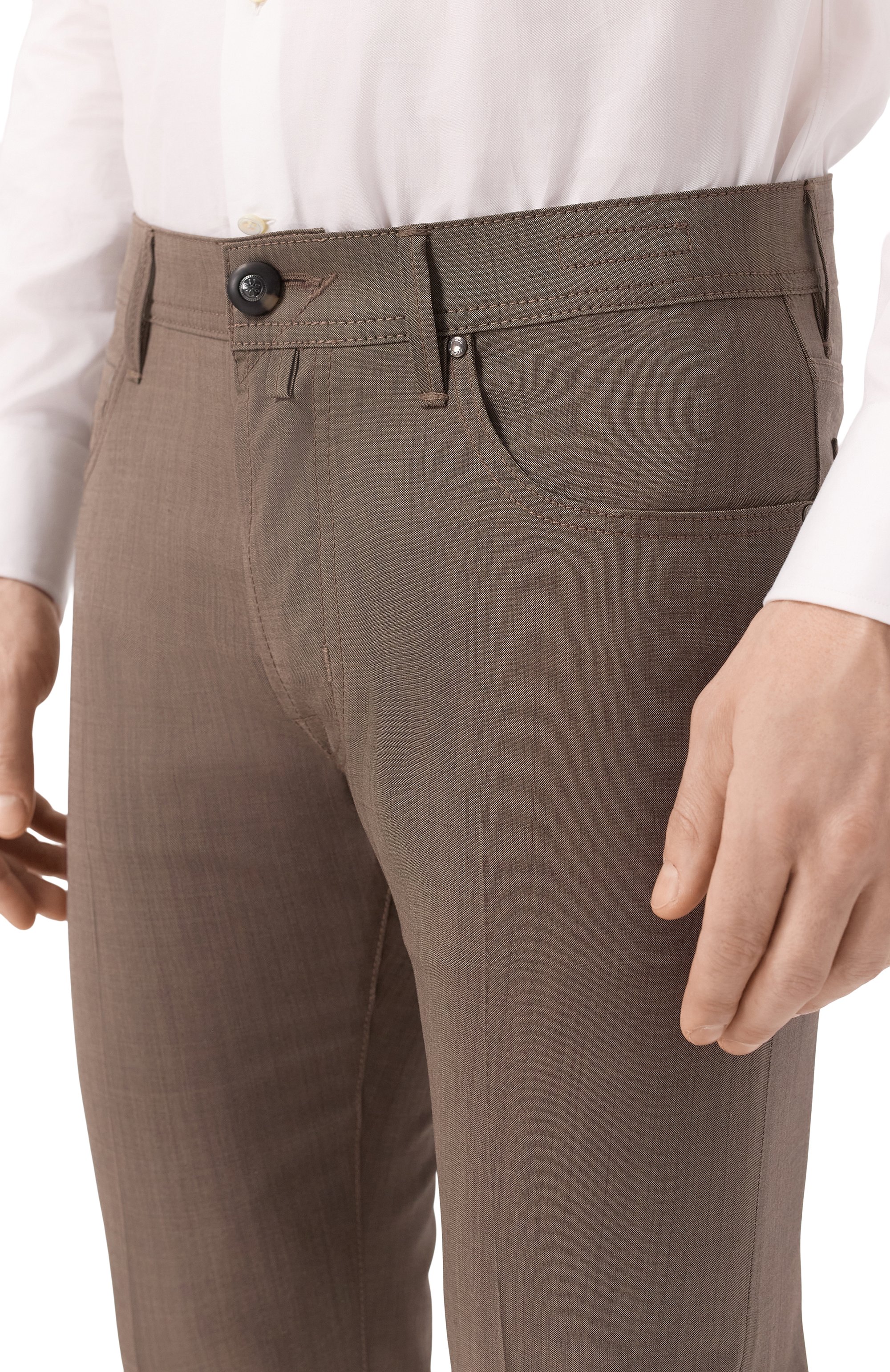 Шерстяные брюки JACOB COHEN, арт. 25E P/JUM_QW004 001 S3794 RW, фото 5