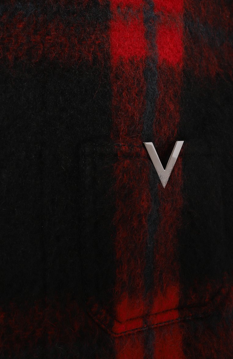 Шерстяная куртка-рубашка VALENTINO, арт. 5V3CJJ90A9K, фото 6