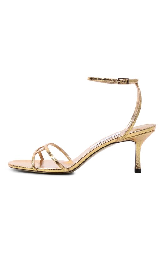 Кожаные босоножки Leo 65 Jimmy Choo 1998LE065WAP Золотой  1998LE065WAP Фото 4