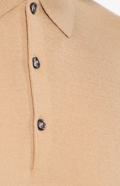 Шерстяное поло JOHN SMEDLEY бежевого цвета по цене 36250 руб., арт. BELPER, фото 5 Шерстяное поло JOHN SMEDLEY, арт. BELPER, фото 5