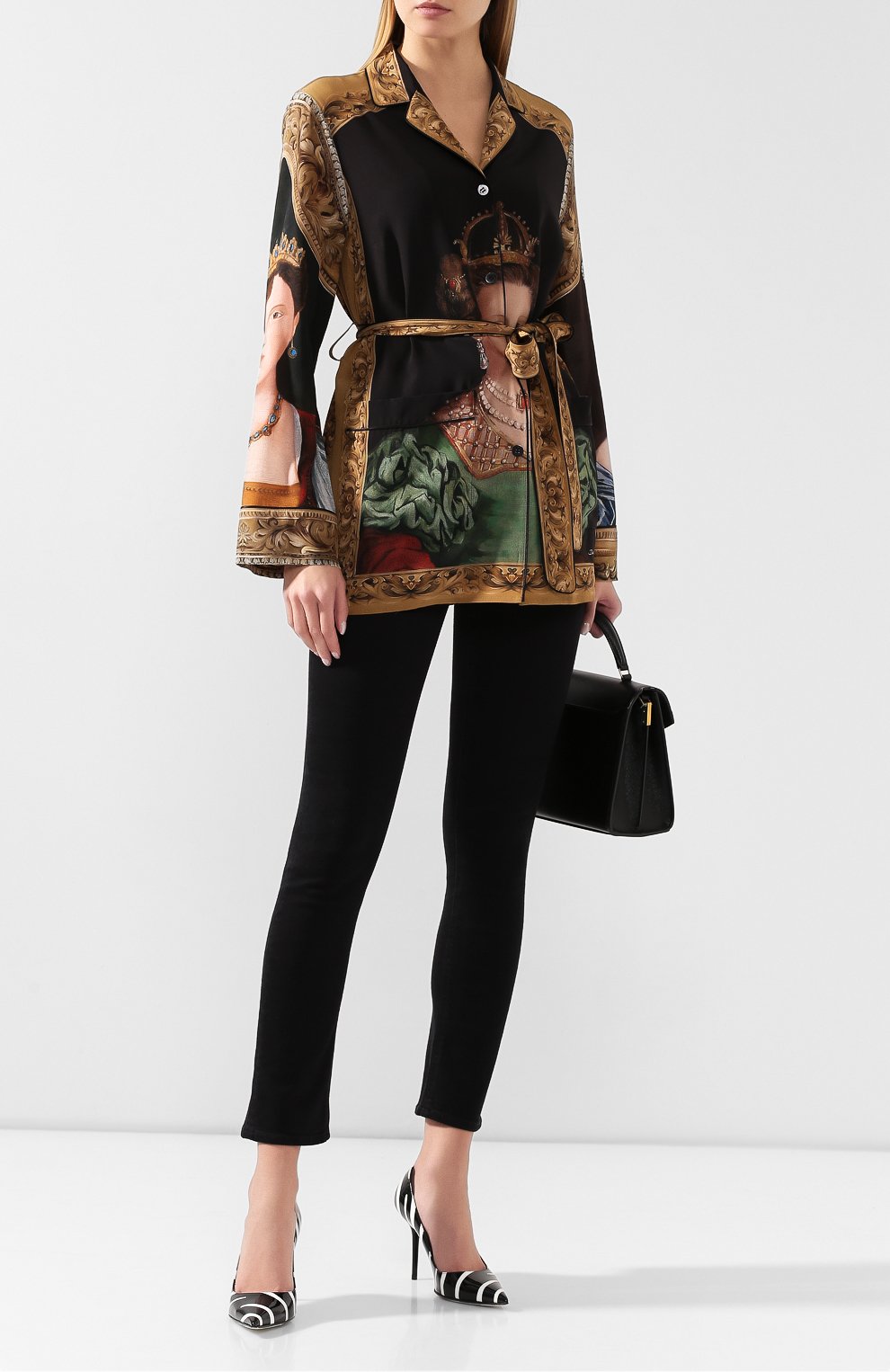Шелковая рубашка DOLCE & GABBANA, арт. F5I89T/GD025, фото 2