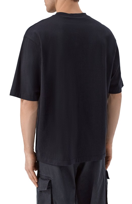 Хлопковая футболка Dsquared2 S74GD1542/D20108 Чёрный  S74GD1542/D20108 Фото 4