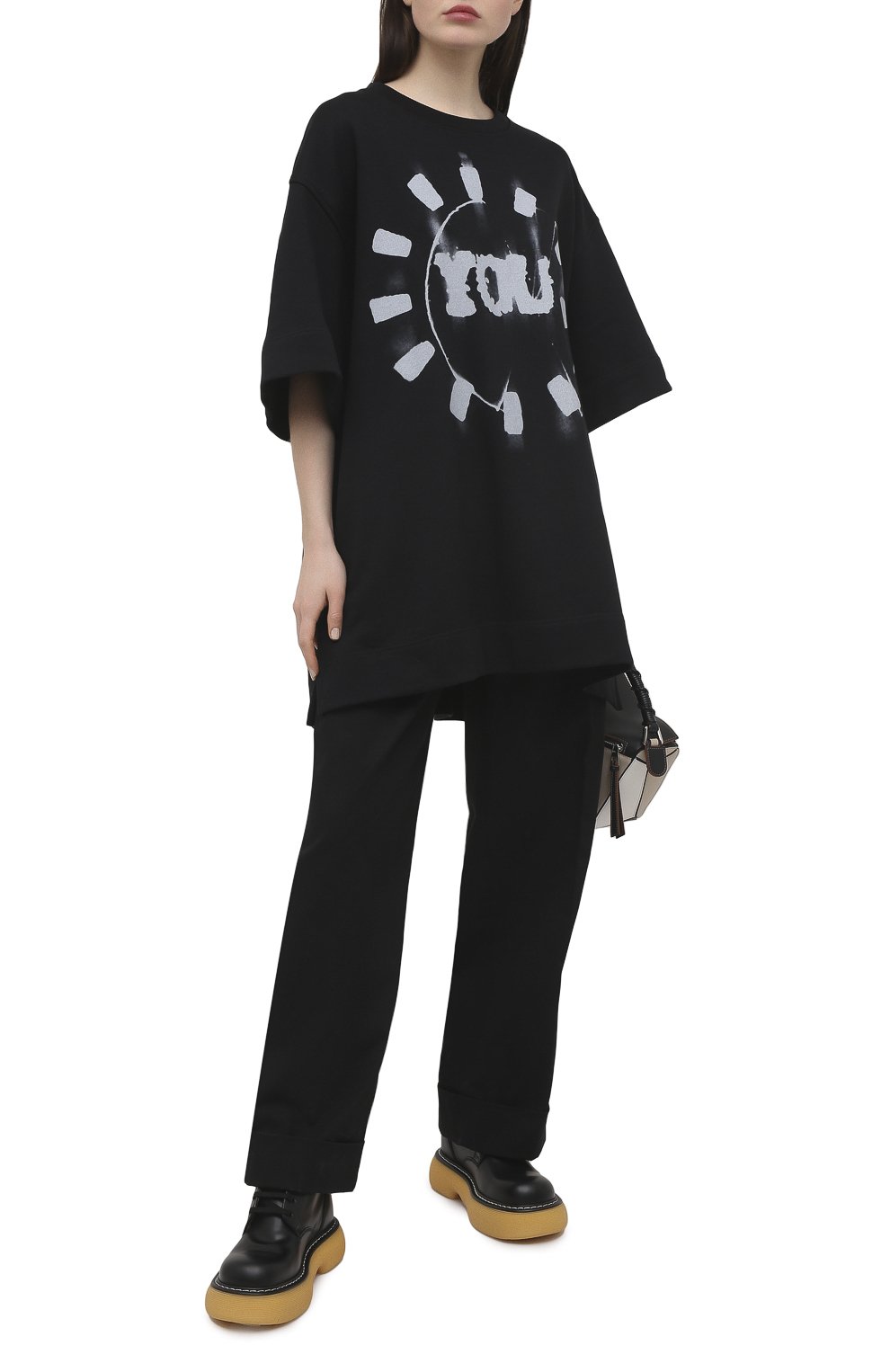 Хлопковая футболка DRIES VAN NOTEN, арт. 211-31157-2629, фото 2