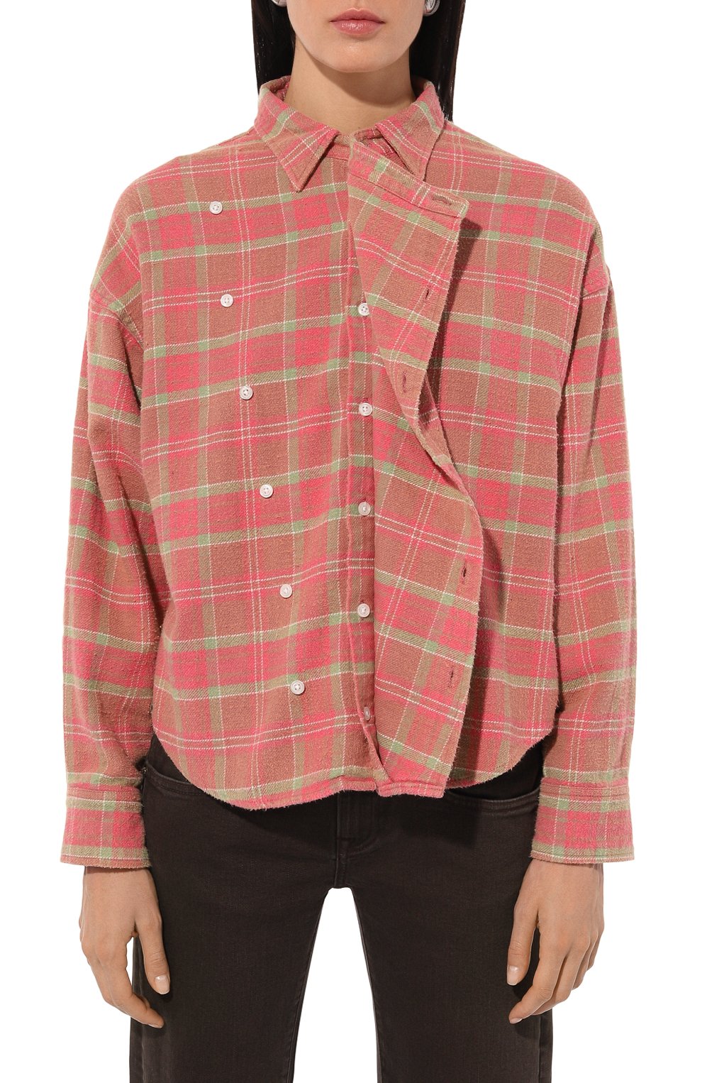 Хлопковая рубашка R13, арт. R13WR313-R412B, фото 6