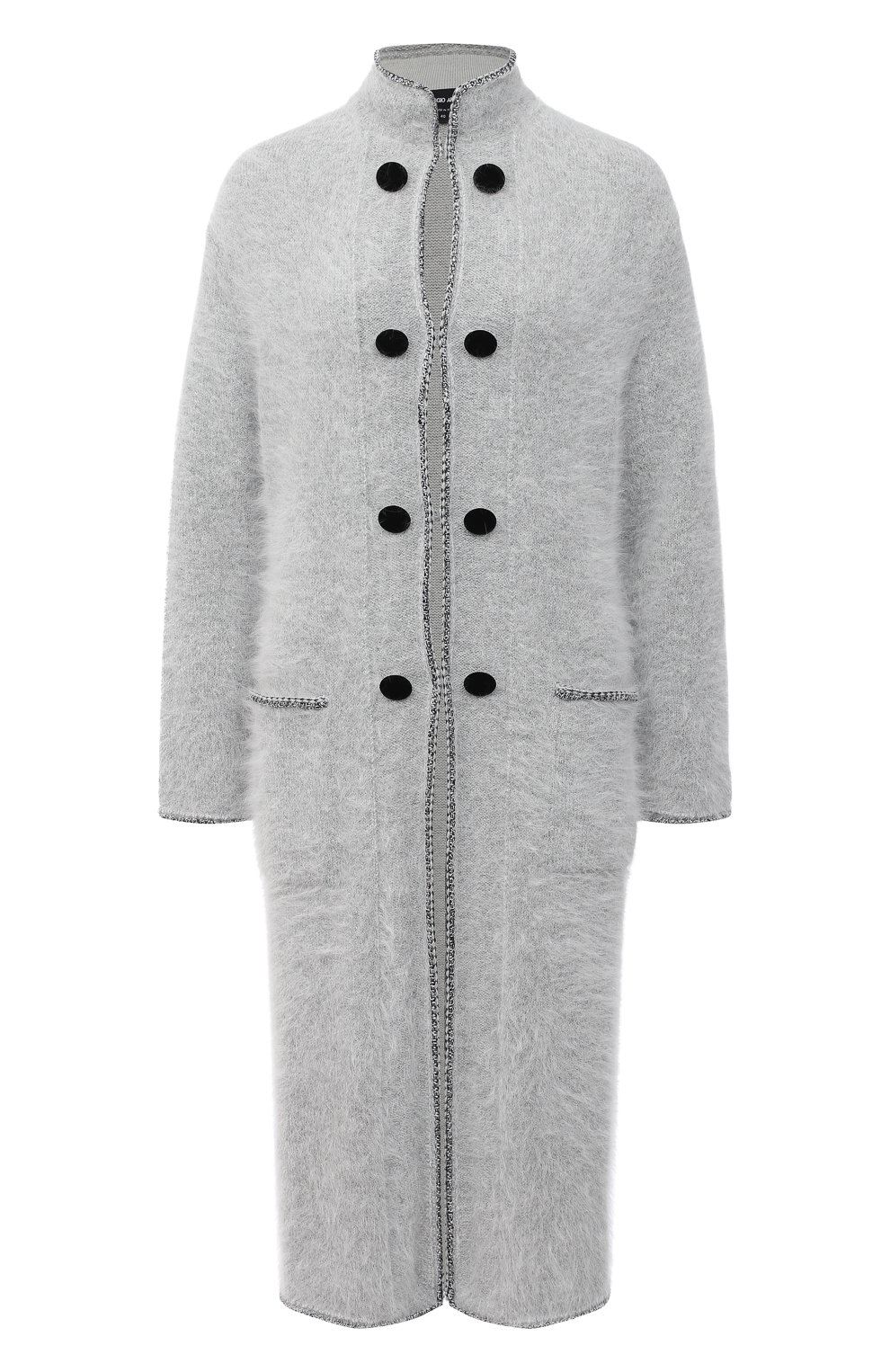 Кардиган из шерсти и кашемира GIORGIO ARMANI светло-серого цвета по цене 226500 руб., арт. 6HAL05/AMF7Z, фото 1 Кардиган из шерсти и кашемира GIORGIO ARMANI, арт. 6HAL05/AMF7Z, фото 1