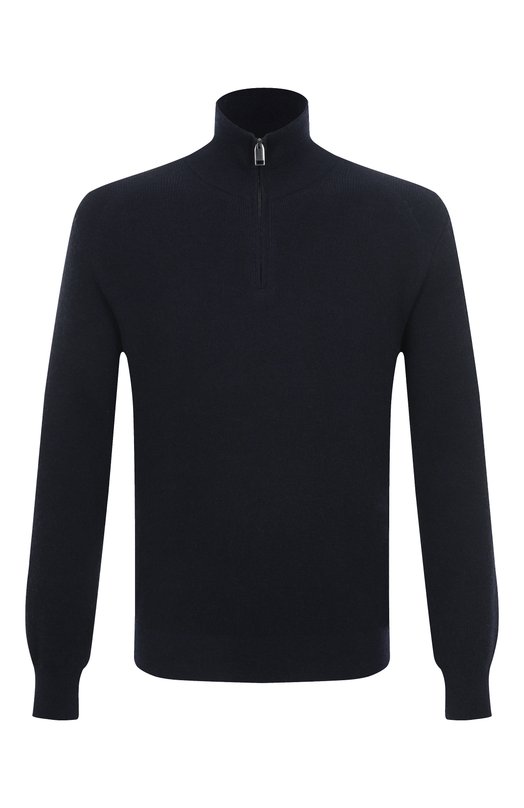 Джемпер из кашемира и шерсти Brioni UMS70L0CK12 Синий UMS70L0CK12