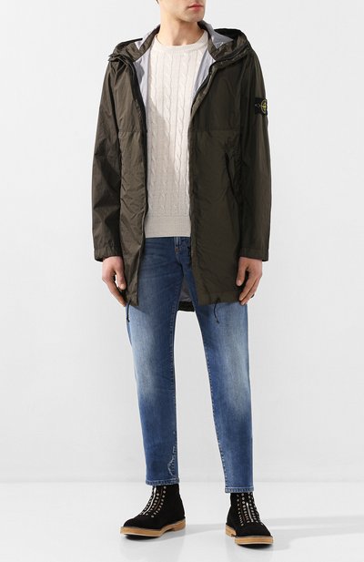 Парка STONE ISLAND хаки цвета по цене 79950 руб., арт. 721570323, фото 2 Парка STONE ISLAND, арт. 721570323, фото 2