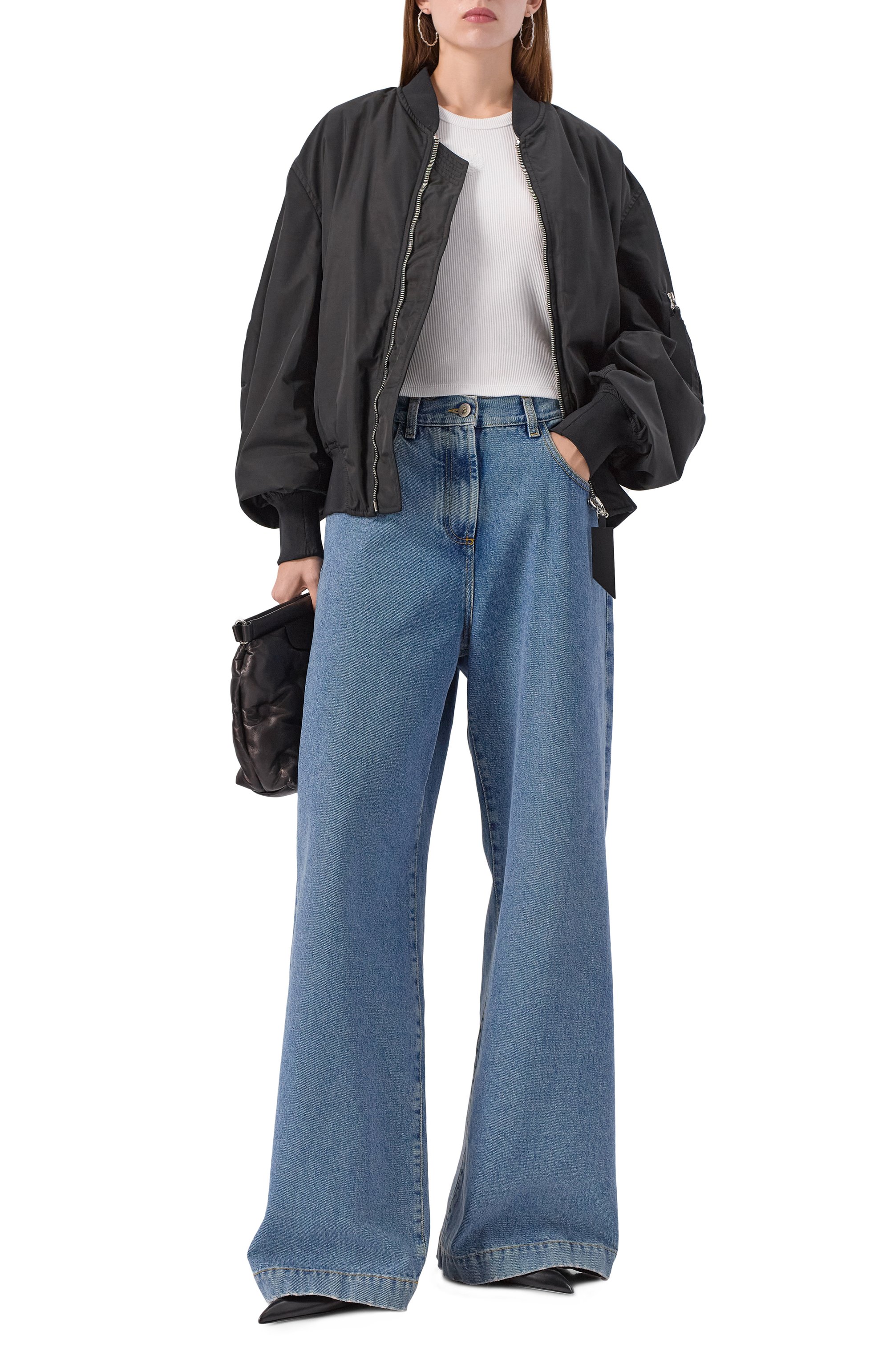 Утепленный бомбер THE ATTICO, арт. 251WCB00070/PLL001AA, фото 2