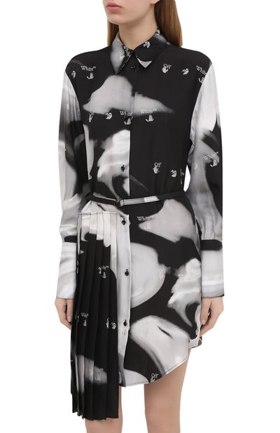 Платье из вискозы OFF-WHITE, арт. 0WDB280R21FAB003, фото 3
