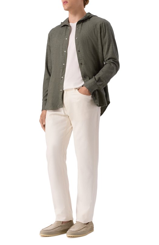 Рубашка Kiton UMCMARH0944007 Хаки  UMCMARH0944007 Фото 2