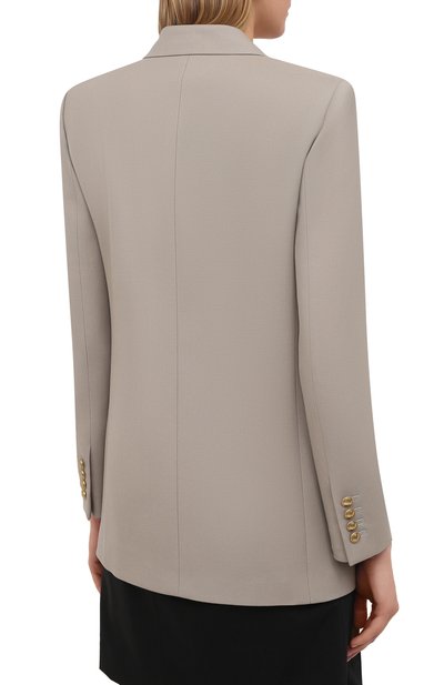 Шерстяной жакет SAINT LAURENT, арт. 648754/Y7B73, фото 4