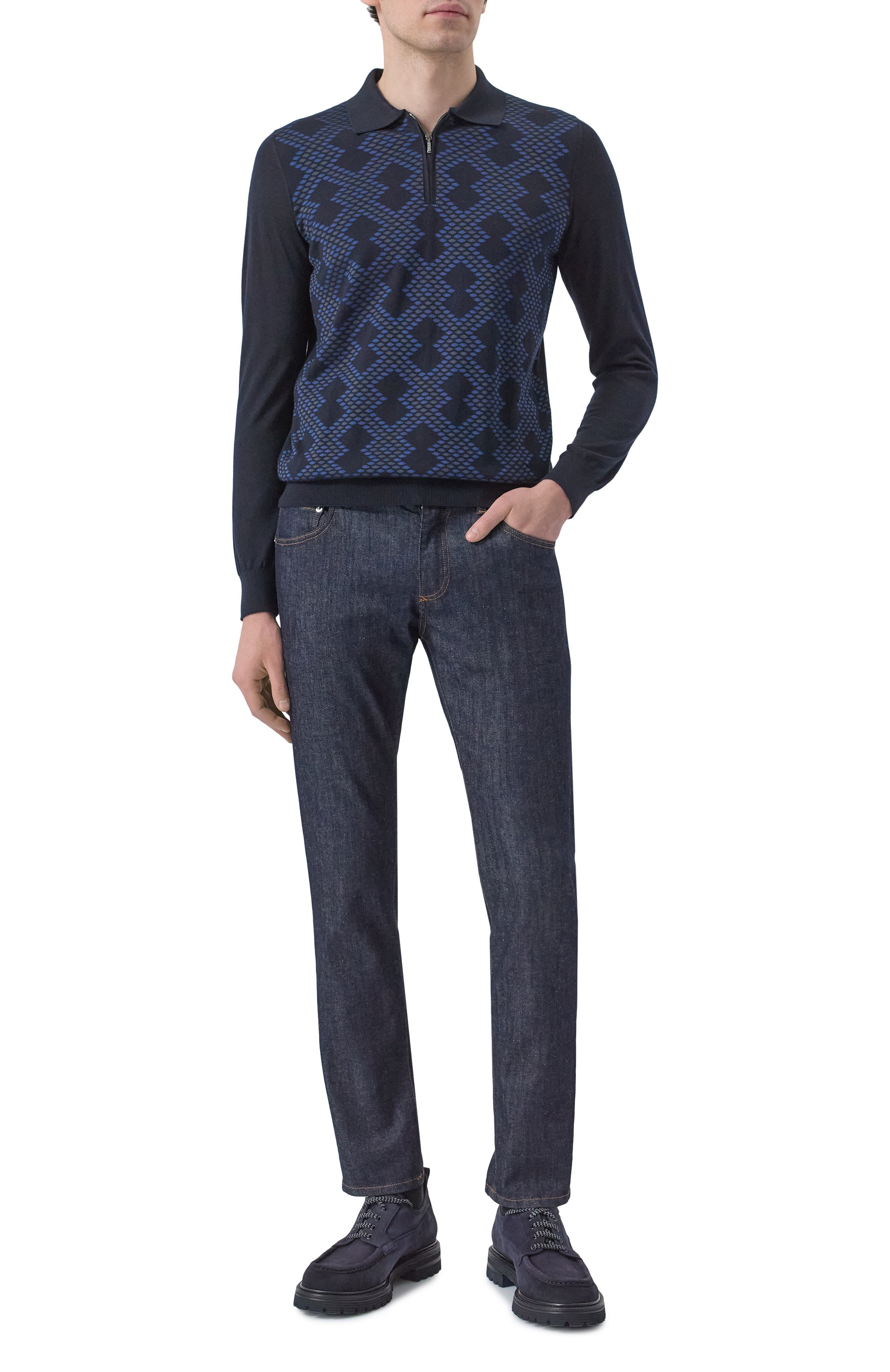 Замшевые ботинки ZILLI, арт. H0133AM1102VSTM01, фото 2