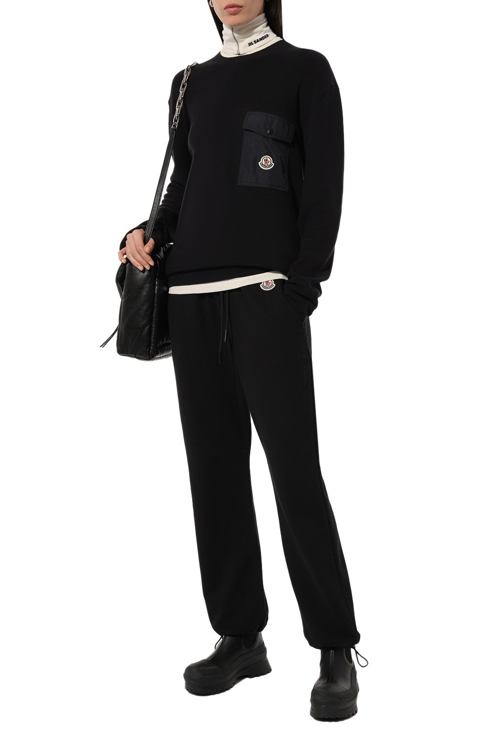 Хлопковый пуловер MONCLER, арт. 9C000-01-M1113, фото 2