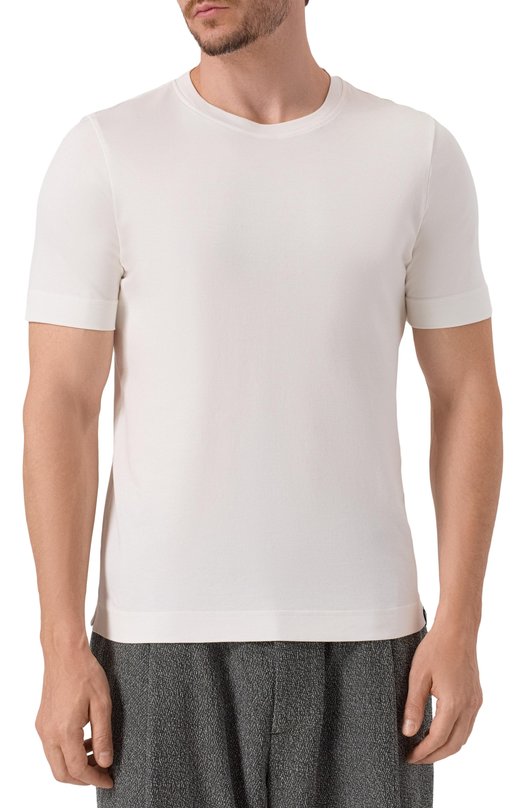 Хлопковая футболка Gran Sasso 60139/81001 Белый  60139/81001 Фото 3