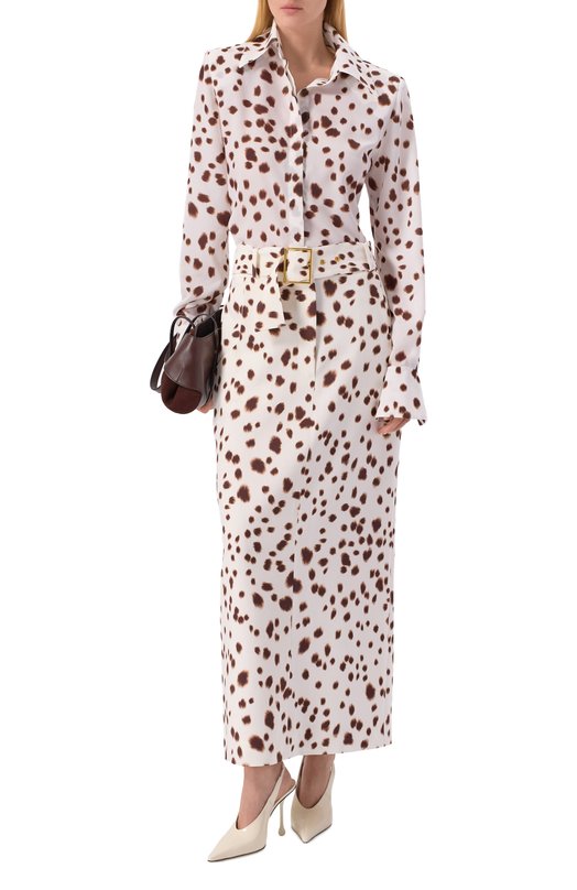 Рубашка ROWEN ROSE T0P_RR182_A2/PRINTED GE0RGETTE Белый  T0P_RR182_A2/PRINTED GE0RGETTE Фото 2