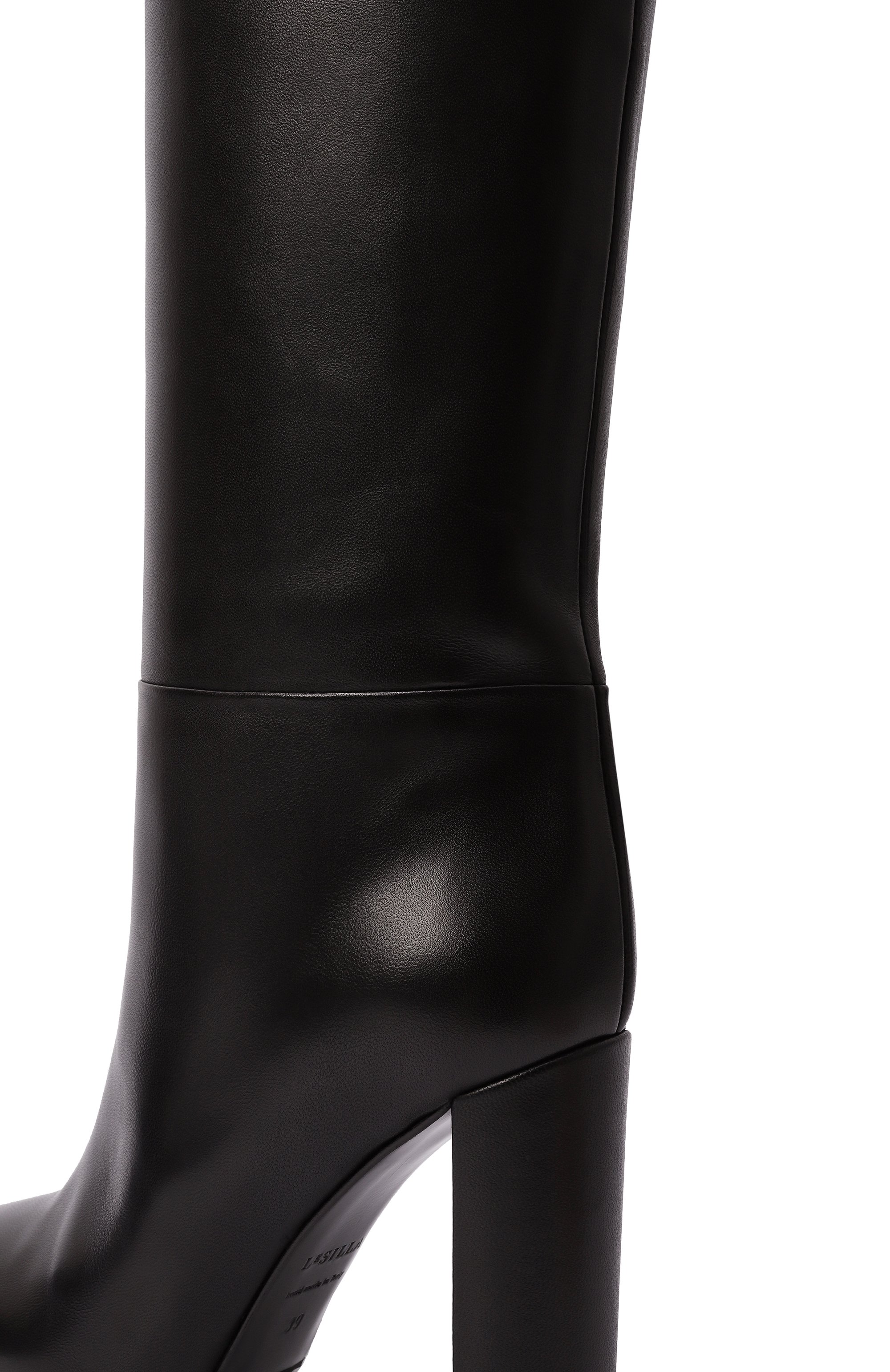 Кожаные ботфорты elsa 110 LE SILLA, арт. 7060C100RBPPGL0, фото 6