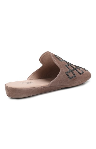 Домашние туфли из замши HOMERS AT HOME, арт. 19075R/ANTE, фото 4