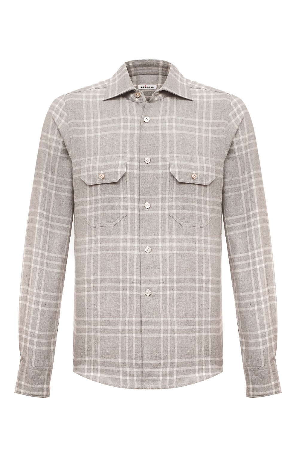 Хлопковая рубашка KITON, арт. UCWMH0864908, фото 1