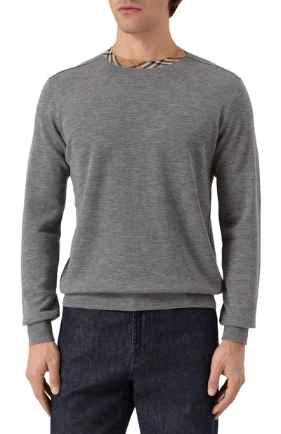 Шерстяной джемпер BURBERRY, арт. 8112147, фото 3