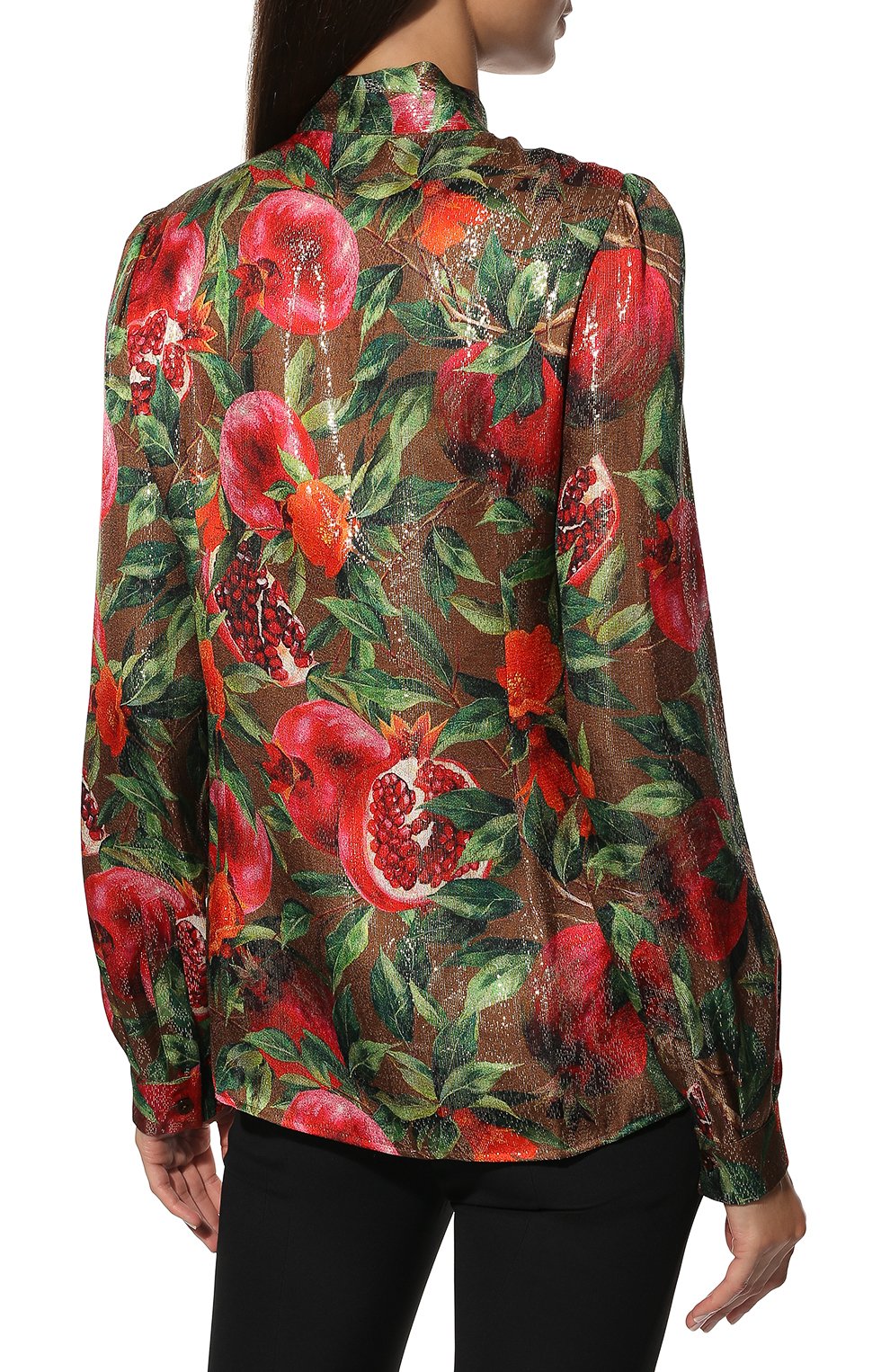 Шелковая блузка DOLCE & GABBANA, арт. F5I11T/HSM1G/0UTLET AW22-23, фото 4